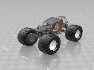 off road buggy Modèles 3D en vedette