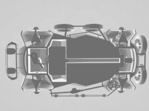 car strati model team 3D Print Model