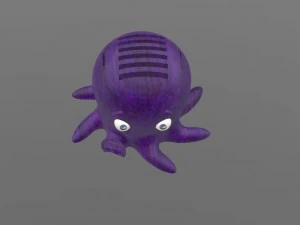 octopus original stand for micro sd sd card 3D Print Model