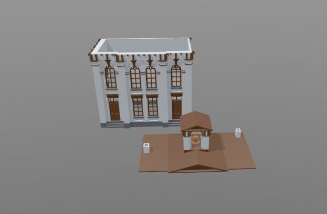 a collapsible model of the house Modello di stampa 3D .c4d .max .obj .3ds .fbx .stl .blend 