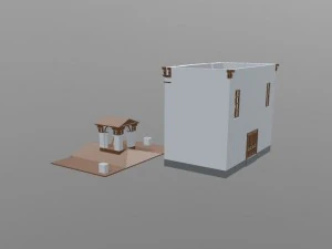a collapsible model of the house 3D Print Model