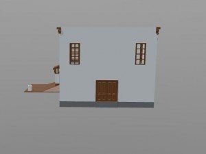 a collapsible model of the house Modello di stampa 3D