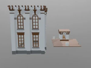 a collapsible model of the house 3D Print Model