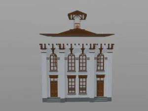 a collapsible model of the house 3D Print Model