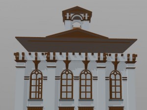 a collapsible model of the house Modello di stampa 3D