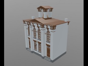 a collapsible model of the house Modello di stampa 3D