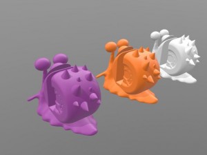 snail phone stand 3D 打印模型