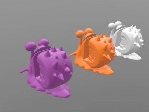 dudukan telepon siput Model Cetak 3D