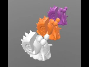 snail phone stand 3D Print Model