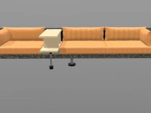 sof&aacute; modular pr&eacute;-fabricado Modelo 3D