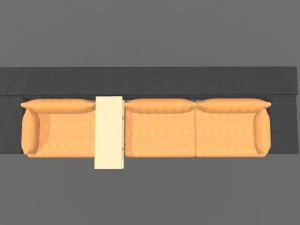 sof&aacute; modular pr&eacute;-fabricado Modelo 3D