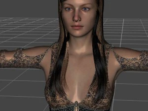 Dan&ccedil;arino Modelo 3D