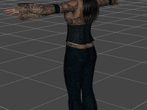 Dan&ccedil;arino Modelo 3D