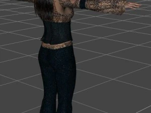 Dan&ccedil;arino Modelo 3D