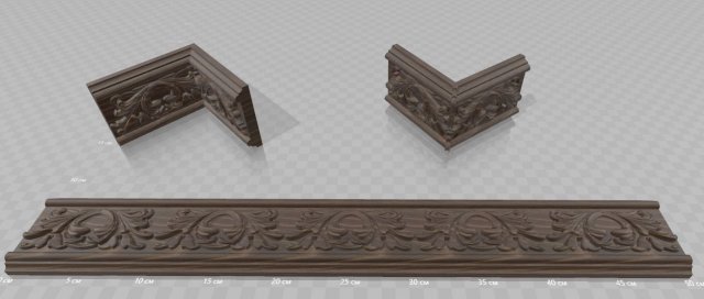 baguette decorative Modelo de Impressão 3D .c4d .max .obj .3ds .fbx .stl .blend 