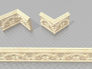 baguette decorative Modelo de Impressão 3D
