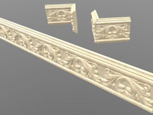 baguette decorative Modelo de Impressão 3D