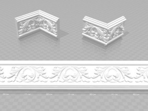baguette decorative Modelo de Impressão 3D