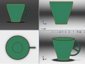 Kaffeebecher 3D Modell
