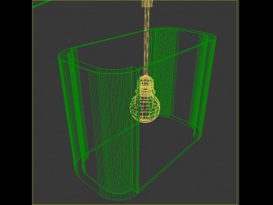 3 color wood pendants lamps 3D-Modell