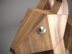 woody chipmunk 3D Model