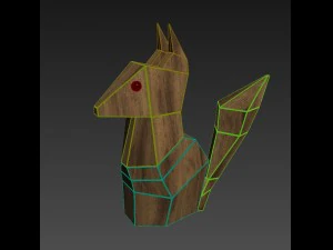 woody chipmunk 3D Model