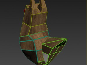 woody chipmunk 3D Model