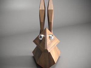 woody rabbit 3D Модель
