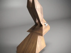woody rabbit 3D Model
