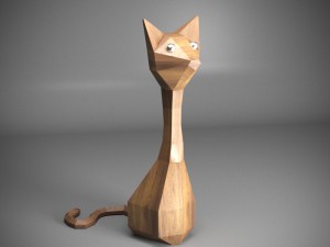 woody cat 3D मॉडल