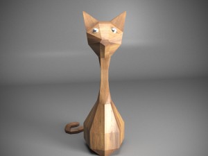 woody cat 3D 模型