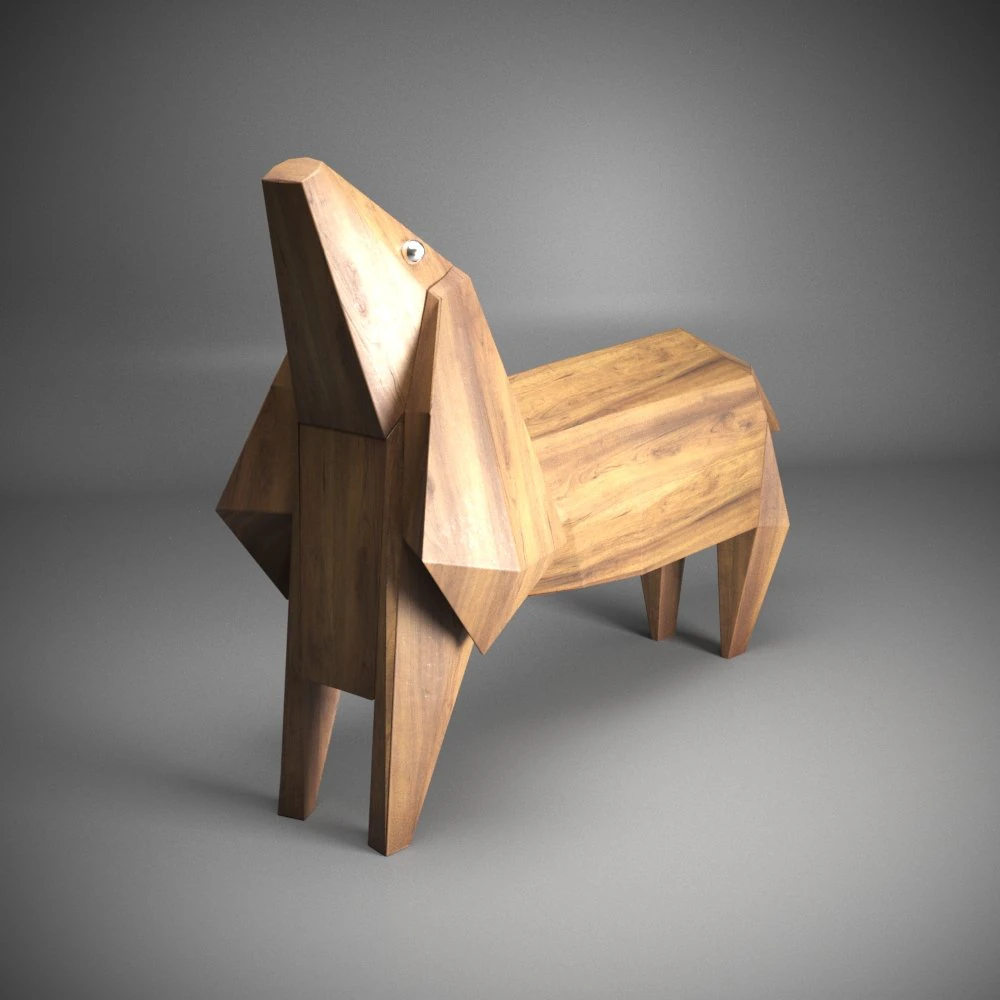 doggy 3D Model .c4d .max .obj .3ds .fbx .stl .blend 