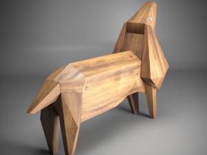 doggy Model 3D