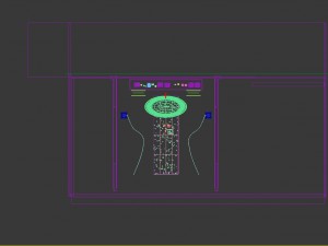black bath Modello 3D
