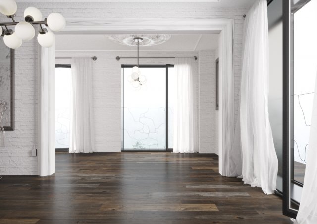 parisian interior scene 3D Model .c4d .max .obj .3ds .fbx .stl .blend 