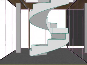 simple modern interior 3D 模型