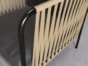 rattan armchairs 3D Model
