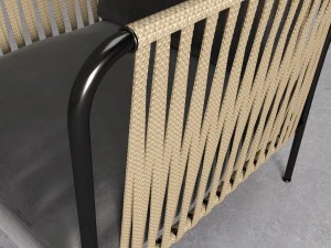 rattan armchairs 3D Model