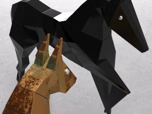 horses 3D Model
