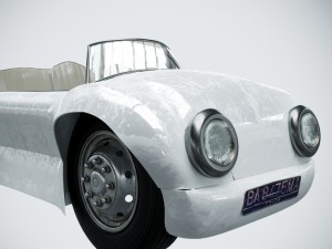 metal toy car Modèle 3D