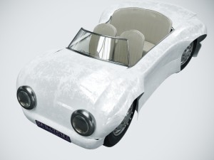 metal toy car Modèle 3D
