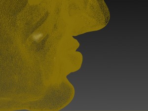 old candle 3D-Modell