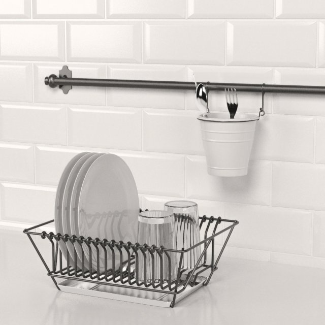 kitchen set Modello 3D .c4d .max .obj .3ds .fbx .stl .blend 