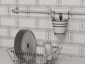 kitchen set 3D Model