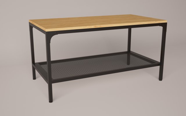 fjllbo coffee table ikea 3D Model .c4d .max .obj .3ds .fbx .stl .blend 