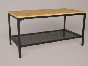 fjllbo coffee table ikea Modelo 3D