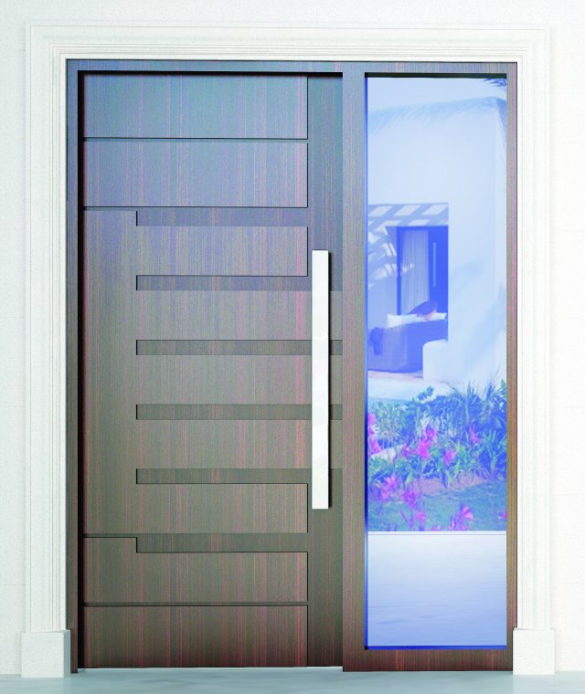 main door modern 3D Model .c4d .max .obj .3ds .fbx .stl .blend 