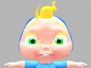 cartoon baby 3D Model