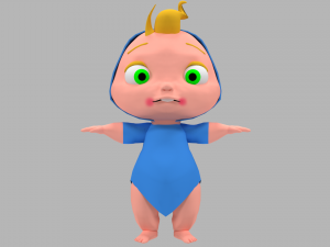 cartoon baby 3D Model