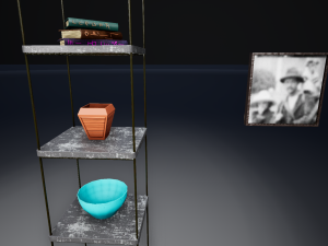 shelf and frames 3D Model